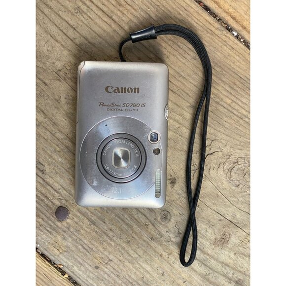 Canon PowerShot SD780 IS Digital ELPH 12.1MP 3x Digital Camera silver UNTESTED - Picture 4 of 9